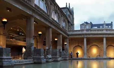 Roman Baths in Bath on 2-day tour from London