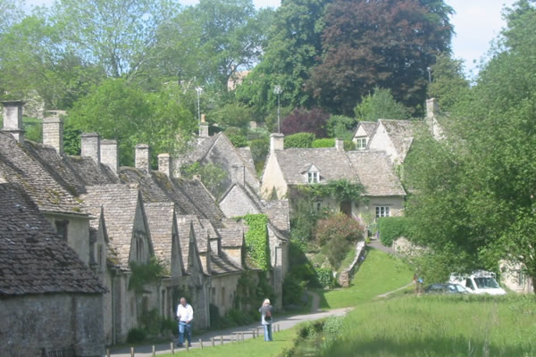 Bibury in the Cotswolds, England