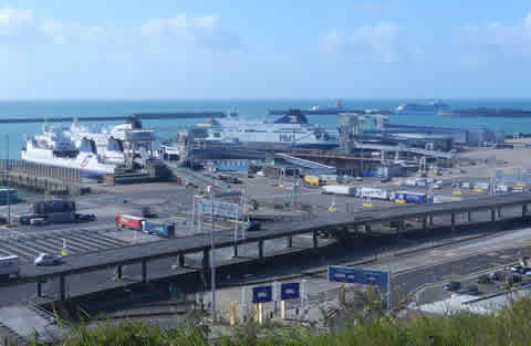 Inside Dover Ferry Terminal