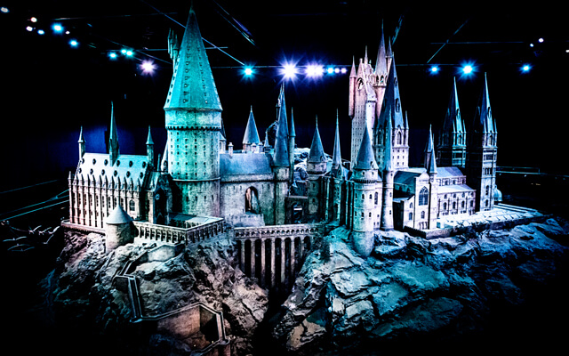 Hogwarts model at Warner Bros. Studios - The Making of Harry Potter