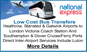 National Express Bus Services Between & To London's 4 major airports