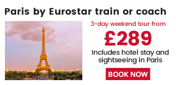 3-day weekend tour to Paris from London