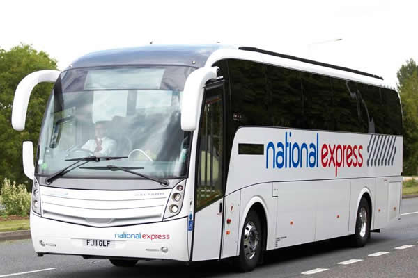 National Express London to Southampton coach