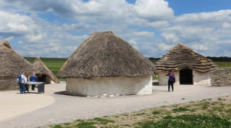 Stonehenge exhibition Neolithic houses