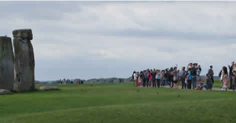 How close you can get to stones at Stonehenge during public opening hours