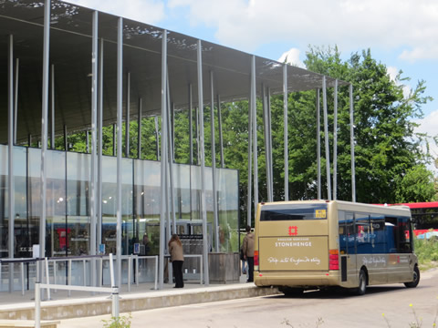 Shuttle Bus at Stonehenge Visitor Centre