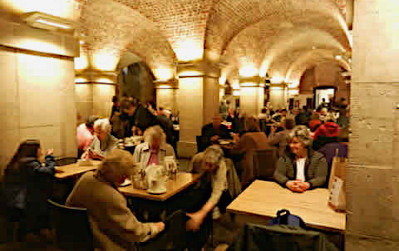 Cafe Crypt, Trafalgar Square, London