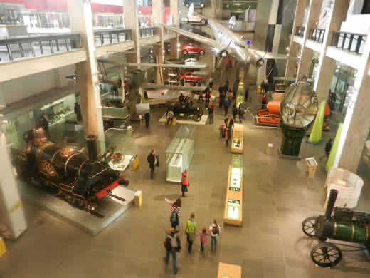 Science Museum South Kensington London - Part of Transport Hall