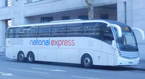 National Express Gatwick Bus At London Victoria 