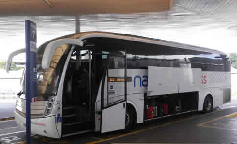 National Express Bus At Heathrow  Coach Station