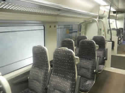Interior del Tren Stansted Express
