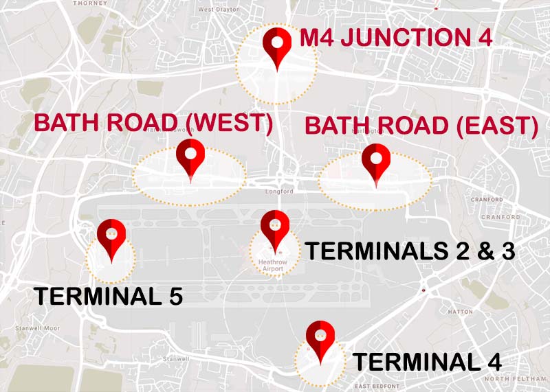 Heathrow hotel areas