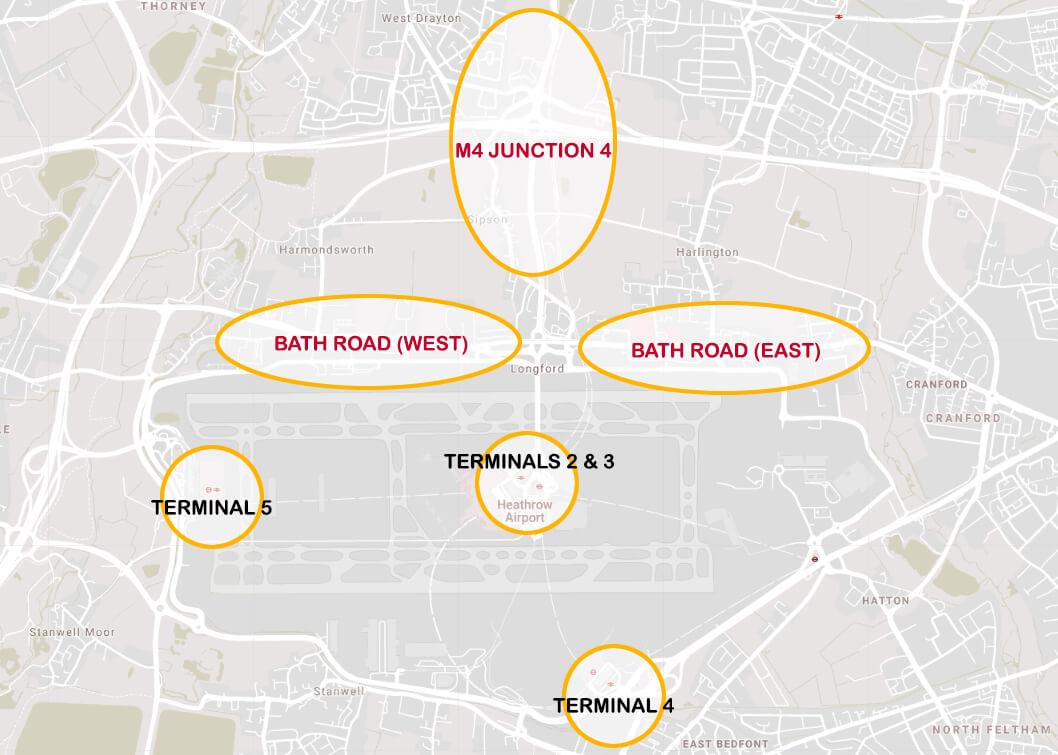 Heathrow hotel areas