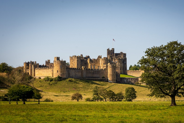 Alnwick Castle, northern England, UK