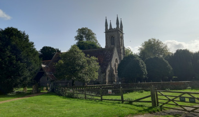 st nicholas church chawton, alton, hampshire, uk