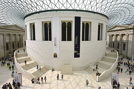British Museum White Wing, is one of the most popular attractions in London