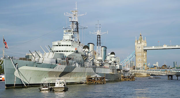 HMS Belfast - Near Tower & London Bridge, London