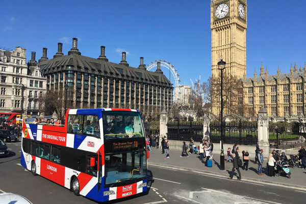 Original London Tour hop on hop off open top sightseeing bus tour