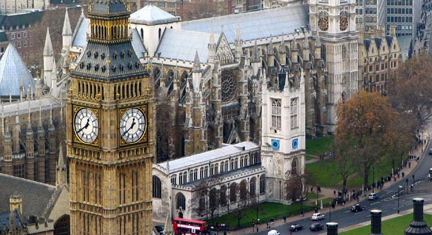 St Margaret's Church and Westminster Abbey, London