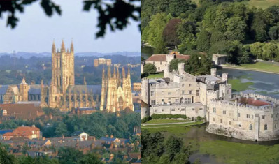 Transfer cruise tour from Southampton to London, visiting Leeds Castle & Canterbury