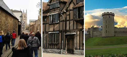 Stratford, Warwick and Oxford tour from London