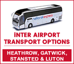 Inter-airport transfers by National Express coach