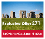 The Roman Baths at Bath and Stonehenge day tour from London