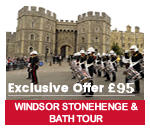  Windsor Castle, the Roman Baths at Bath and Stonehenge day tour from London