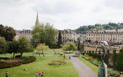 Park in Bath, UK 