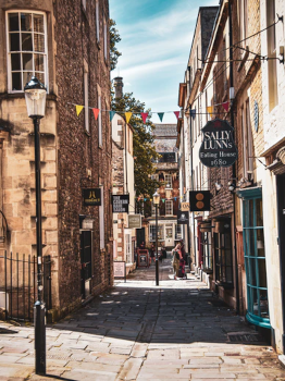 Sally Lunn's bun shop, Bath, UK 