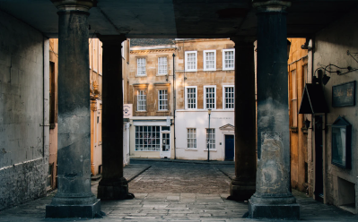 Bath typical street