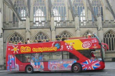 Bath hop-on, hop-off sightseeing bus