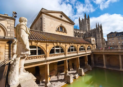 Roman Baths at Bath Golden Tours with Stonehenge and Lacock