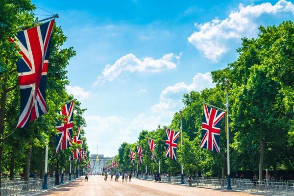 Buckingham Palace avenue, London