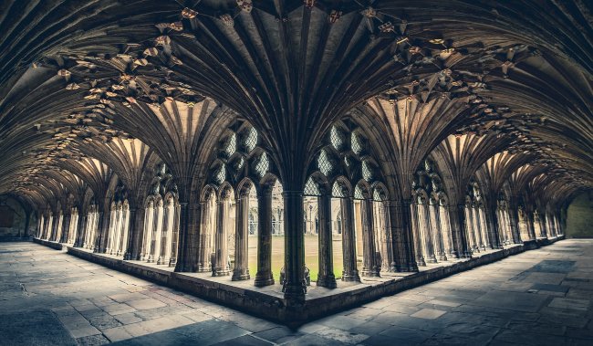 Inside Canterbury Cathedral