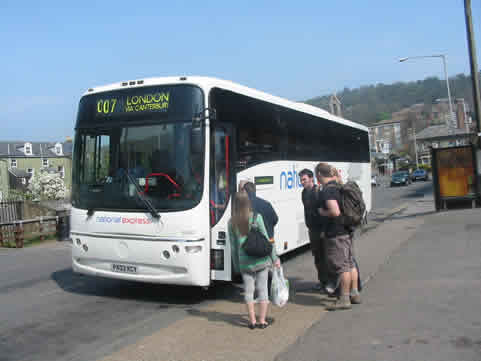 London National Express Bus At Dover Pencester Road Bus Station