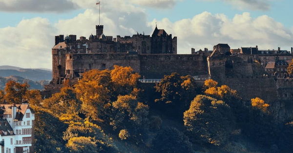 Edinburgh Castle from up high