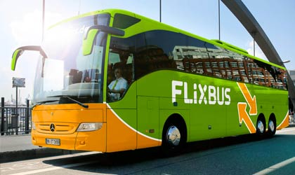 FlixBus bus London to Paris