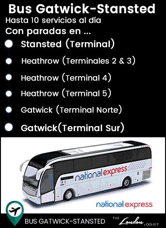 Autobus National Express entre  Gatwick y Stansted