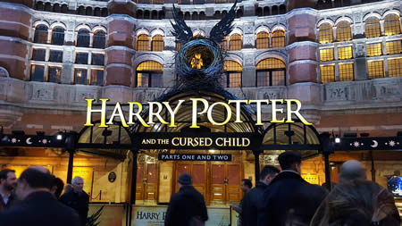 Harry Potter and the Cursed Child - top selling London snow