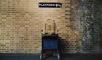 Platform 9 3/4 at Kings Cross Station