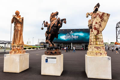 Harry Potter chess pieces at Warner Bros. Studio Tour London
