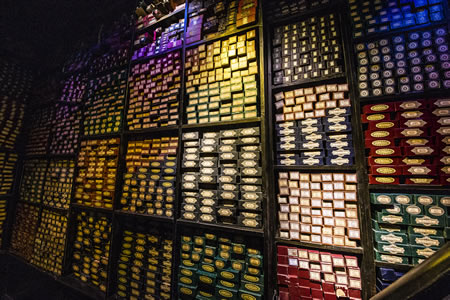 Wand Tribute room at Harry Potter World London