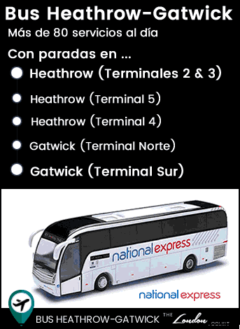 Heathrow - Gatwick Bus Route Map