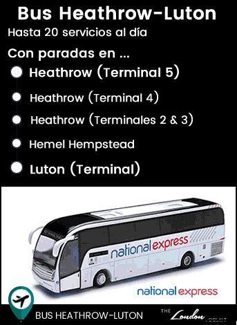 Heathrow - Luton Bus Route Map