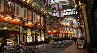Leadenhall Market - spectacular Victorian covered market near Tower of London