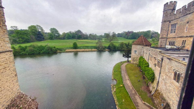 View from window of Leeds Castle