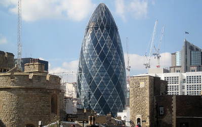 Gherkin building, London