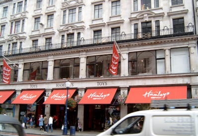 Hamleys toy shop London