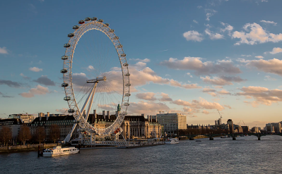 County Hall and the London Eye, London